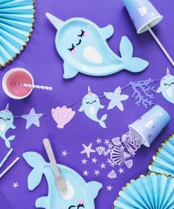 Guirlande narval et coquillage