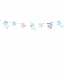 Guirlande narval et coquillage