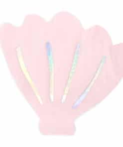 serviette coquillage