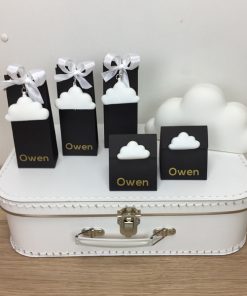 Déco bapteme nuage drages