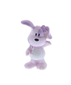 chien aimanté lilas