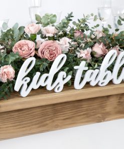 Déco de table enfant mariage