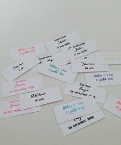 Etiquette dragées personnalisées