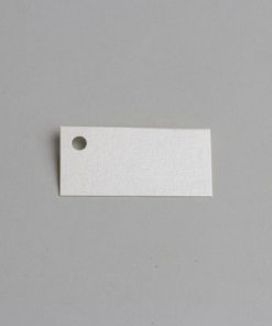 Étiquette à dragées - Rectangle - Ivoire