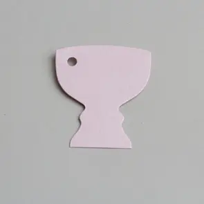 etiquette calice rose