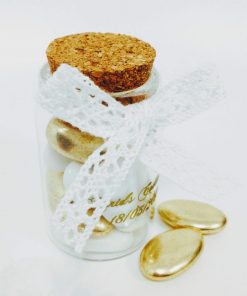 Pot a dragees bouchon liege large