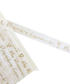 Ruban ma première communion or