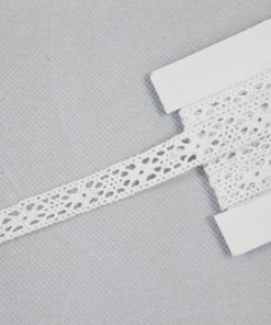 Ruban dentelle blanc