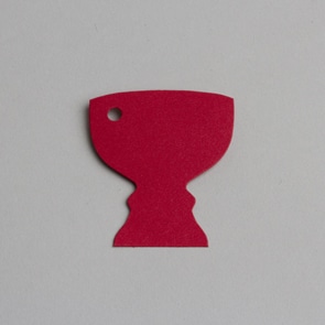 etiquette calice rouge