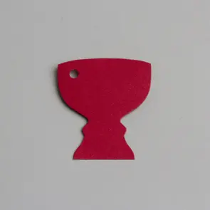 etiquette calice rouge