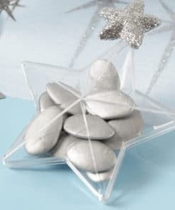 contenant dragees etoile plexi deco bapteme