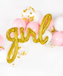 deco baby shower ballon girl