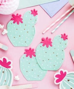 serviette deco de table trpical