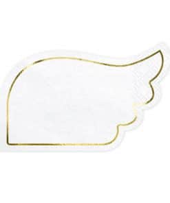 Alternative view of Serviette forme Aile d'Ange - Lot de 20