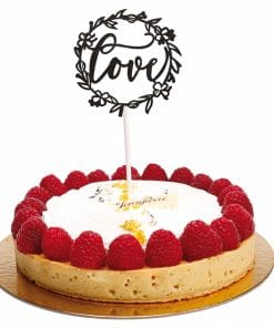 Alternative view of Déco couronne "Love"- Noir