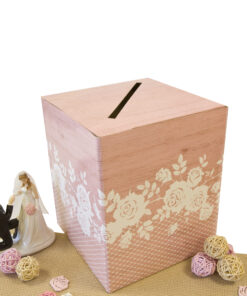 urne mariage bois de rose