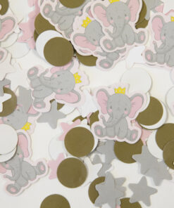 confettis de table éléphant