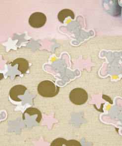 confettis de table éléphant