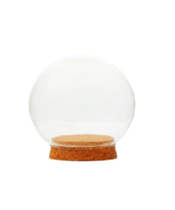 boule en verre avec bouchon liège