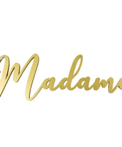 décoration de chaise mariage madame or