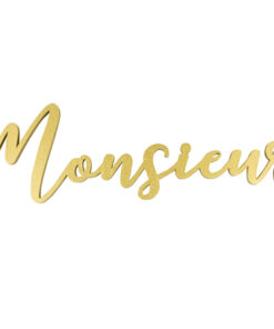 décoration de chaise mariage monsieur or