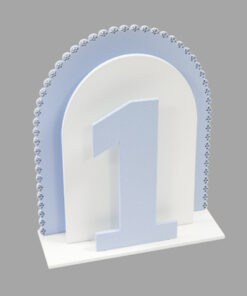 centre de table anniversaire 1 an bleu