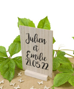 centre de table bois