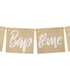 guirlande baptême petis pieds