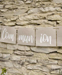 guirlande communion lin