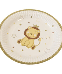 Alternative view of Assiette Lion couronne - Lot de 6