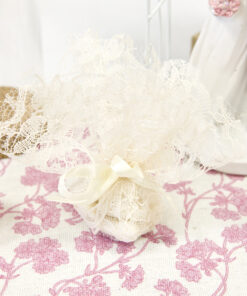 tulle a dragées festonnée ivoire