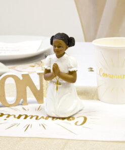 sujet communion fille agenouillé GM