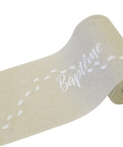 chemin de table baptême petits pieds