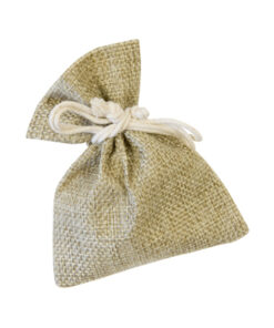 Alternative view of Sac à dragées - Toile - Façon jute - Lot de 4