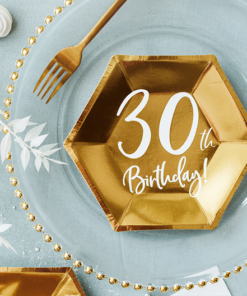 decoration anniversaire 30 ans assiette jetable