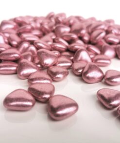 dragees rose gold coeur