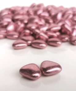 dragees rose gold coeur
