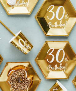 decoration anniversaire 30 ans assiette jetable