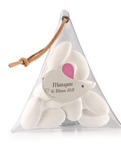 pochette dragees en pvc