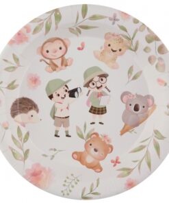 assiette safari explorateur