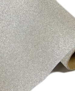 Chemin de table pailleté argenté