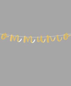 Guirlande communion or avec calice