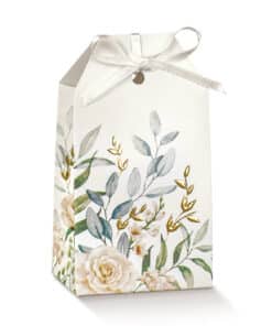 Etui à dragées Rectangle "Botanique"