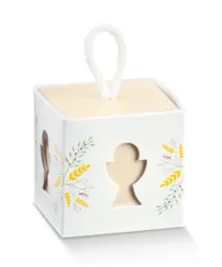 Contenant Dragées Communion Cube calice