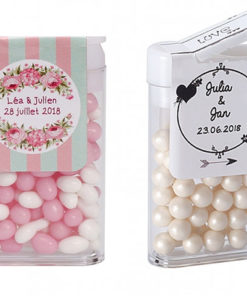 Boite a dragees tic tac zig zag