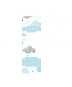 Alternative view of 24 Étiquettes autocollantes - Nuages Bleu/Gris