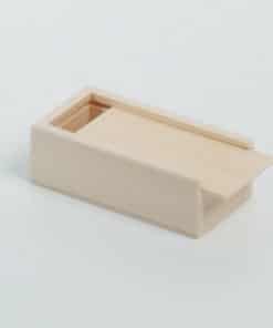 Boite a dragees en bois coulissante