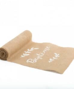 chemin de table jute bapteme