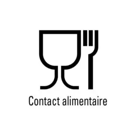 contenant drages apte au contact alimentaire