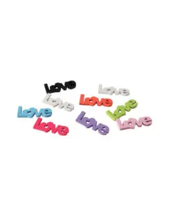 love stickers en bois